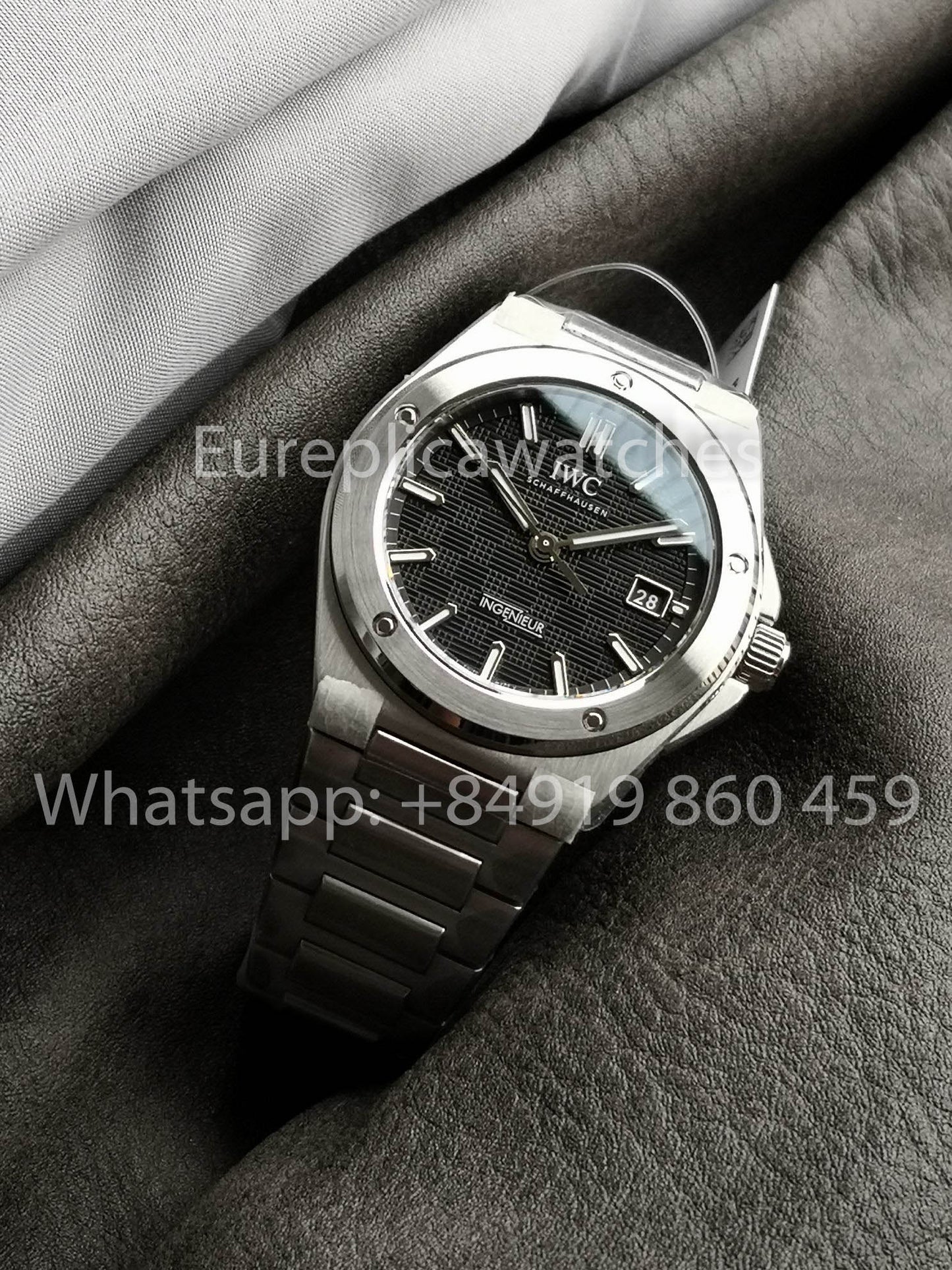 IWC Ingenieur Automatic IW328901 Watch 40mm 1:1 Best Clone V7 Fabbrica Black Dial