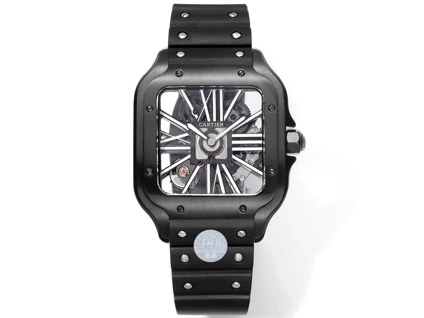 Cartier santos Skeleton 40mm CRWHSA0009 TO119129 THB Fabbrica 1:1 Best Edition