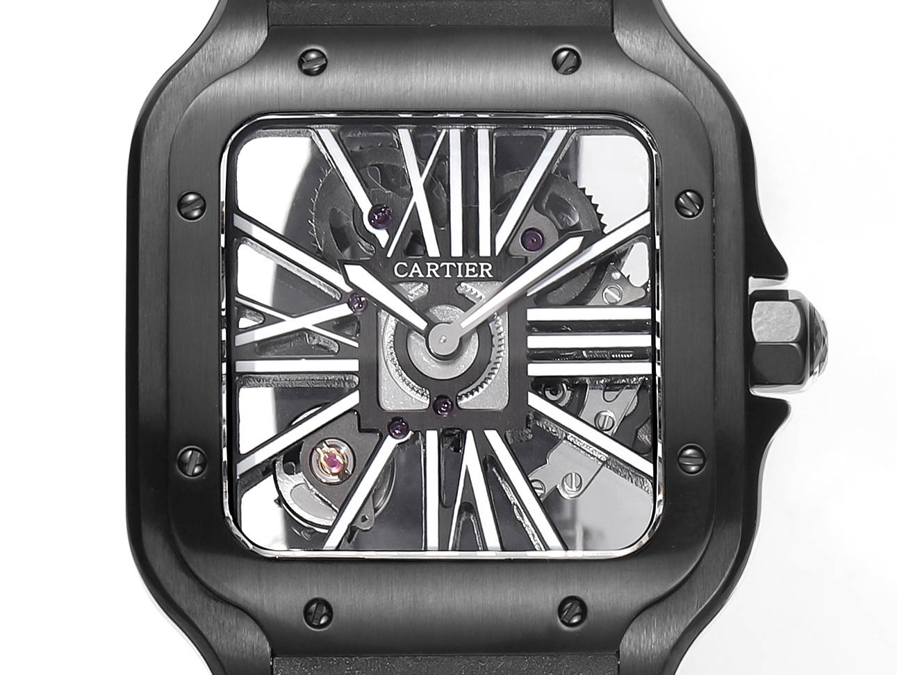 Cartier santos Skeleton 40mm CRWHSA0009 TO119129 THB Fabbrica 1:1 Best Edition