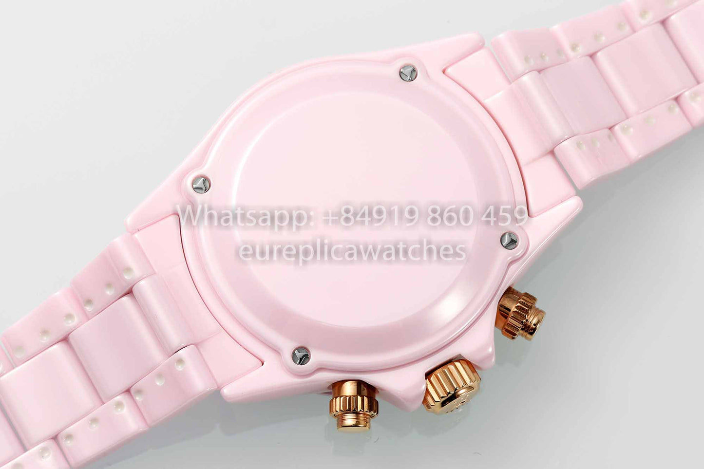 AET REMOULD Rolex Daytona personalizado Caja de cerámica rosa Esfera rosa 1:1 Mejor clon N6F Fabbrica