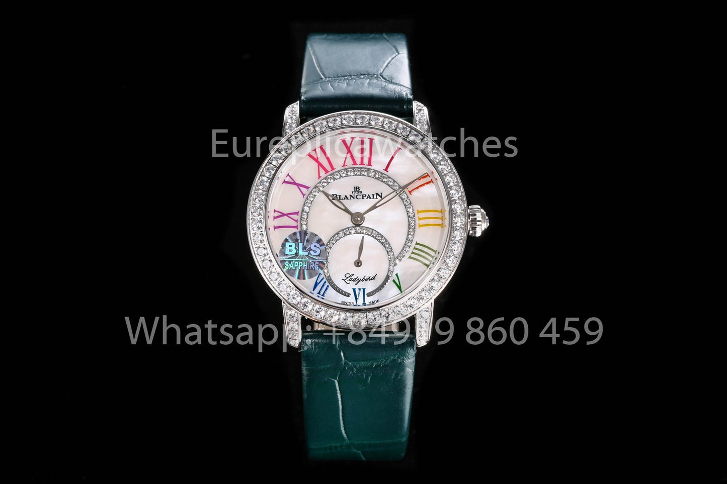 BLANCPAIN LADYBIRD COLORS PHASES DE LUNA BLS Fabbrica 1:1 Best Clone Mother of Pearl quadrante
