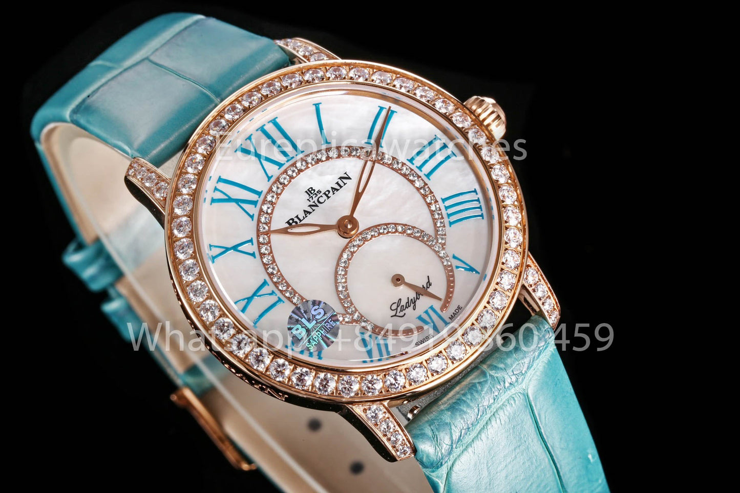 BLANCPAIN LADYBIRD Cores 3661B 1954 55B BLS Fabrica 1:1 Melhor Clone