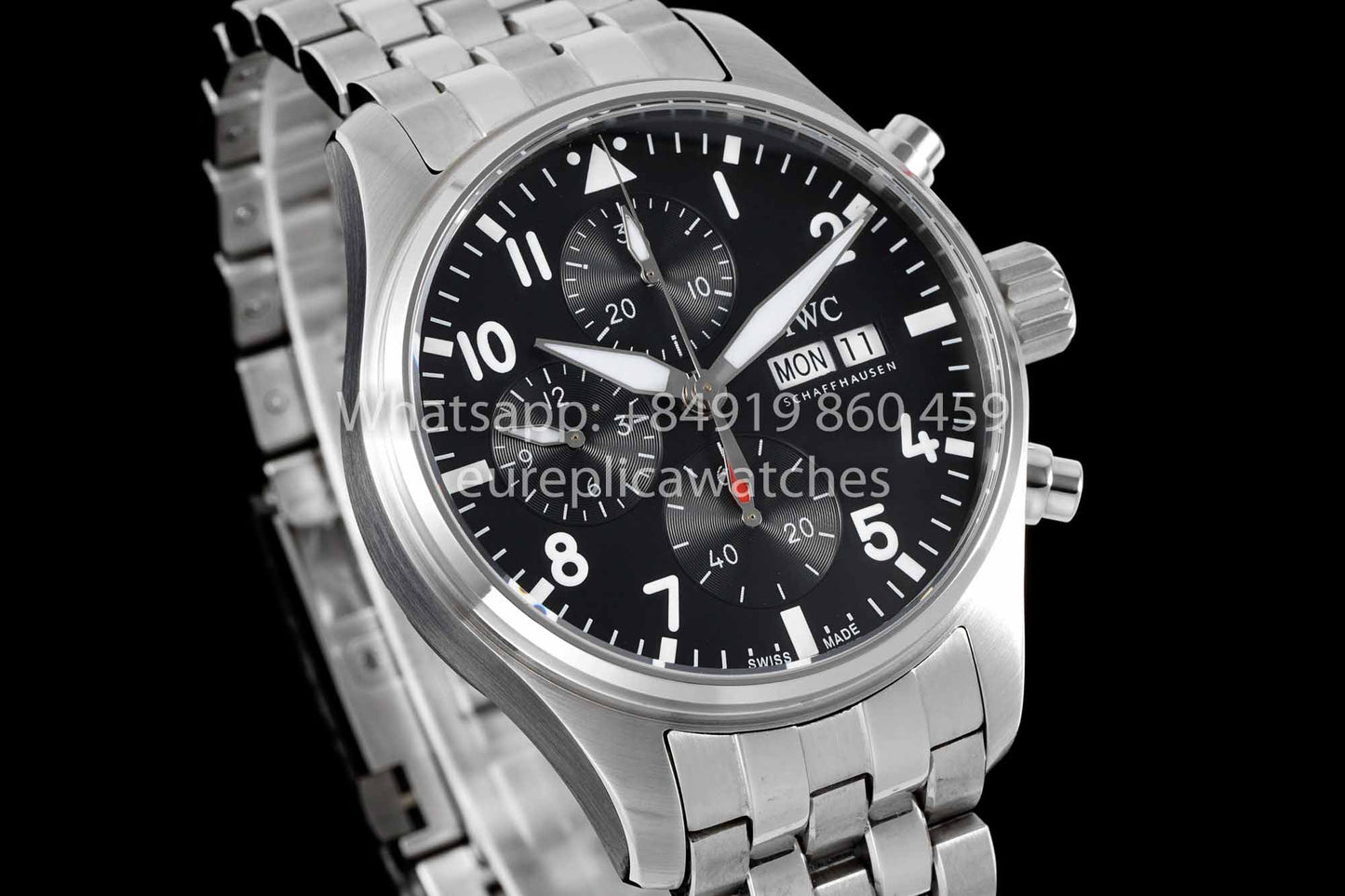 Relógio de piloto IWC Performance cronógrafo 41 Amg IW377710 BLS Fabricado 1:1 Melhor clone