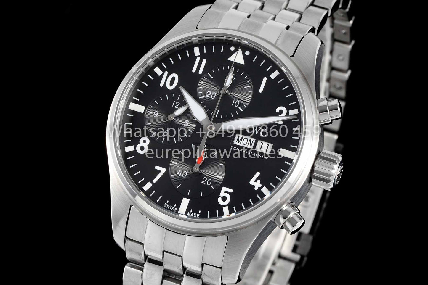 Relógio de piloto IWC Performance cronógrafo 41 Amg IW377710 BLS Fabricado 1:1 Melhor clone