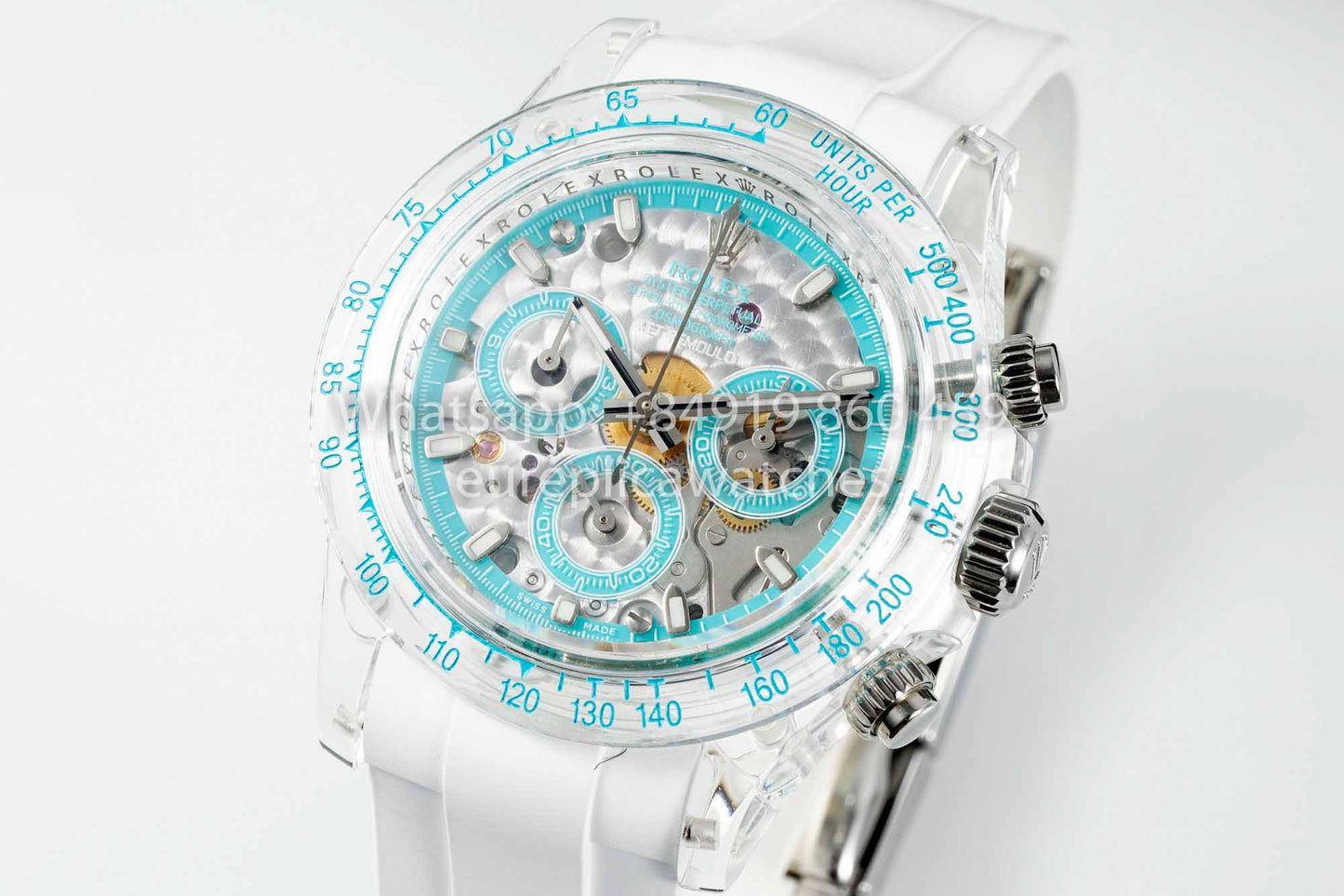 AET REMOULD Rolex Daytona "Abu Dhabi Blue" Saphire 1:1 Mejor clon N6F Fabbrica