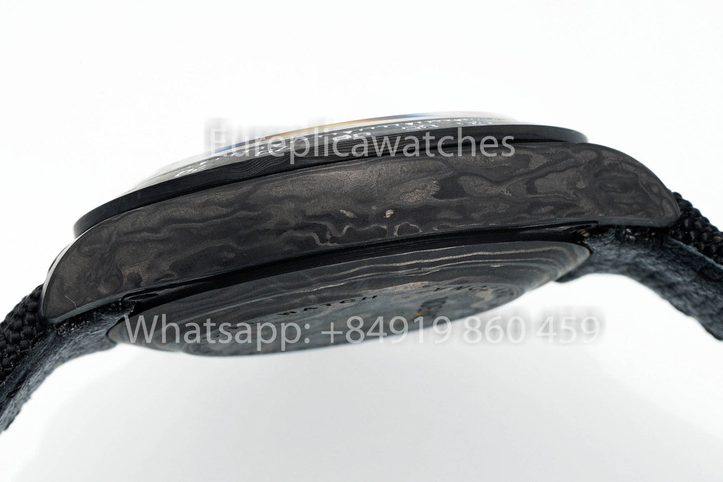 Rolex Daytona scheletrato quadrante Diw Custom NTPT Carbonio Cassa 1:1 Best Clone Nero Velcro cinturino