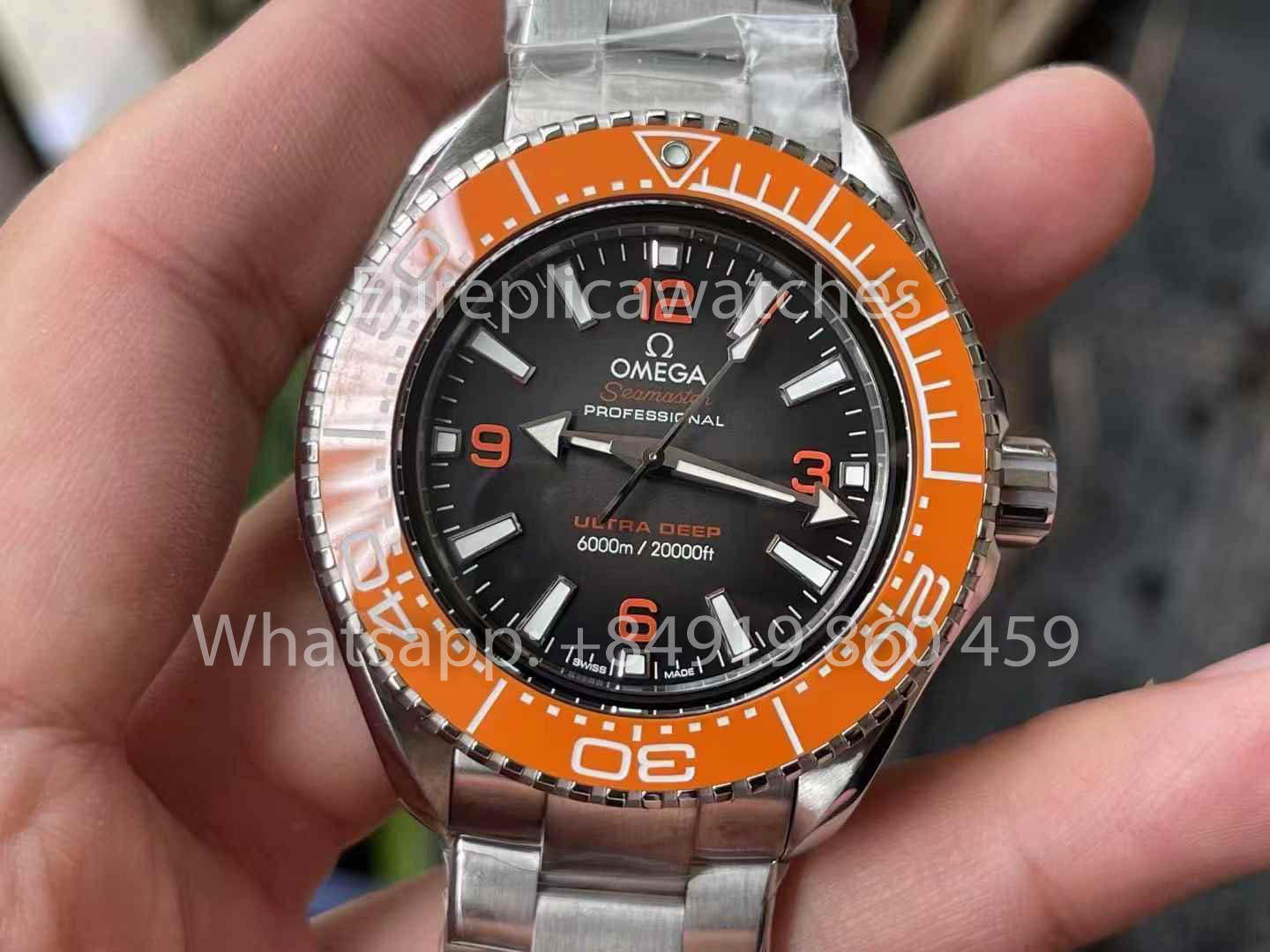 OMEGA Seamaster Planet Ocean 6000M 215.30.46.21.06.001 Ultra Deep 1:1 Best Clone VR Fabbrica VRF