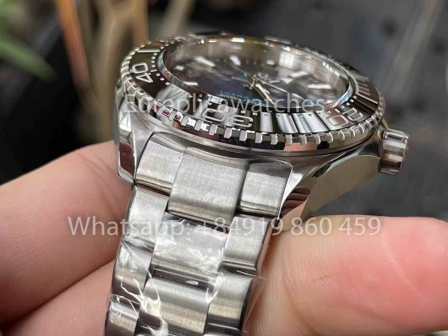 OMEGA Seamaster 6000M 215.30.46.21.03.001 Ultra Deep 1:1 Best Clone VR Fabbrica VRF Blue Dial