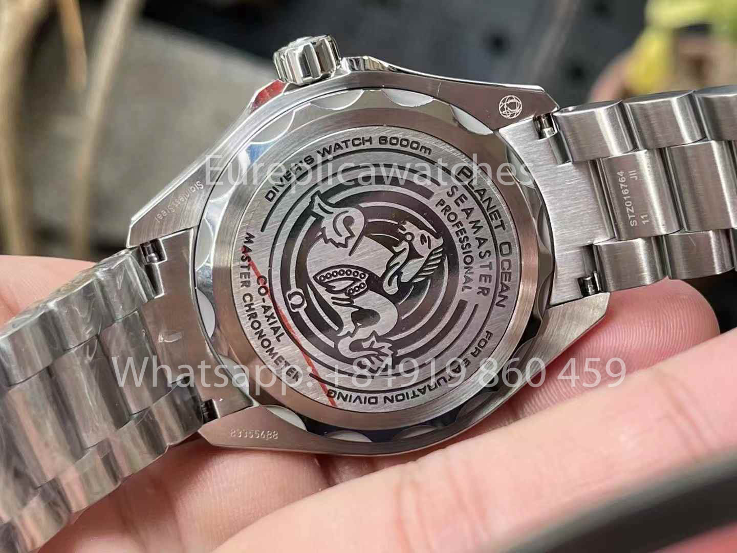 OMEGA Seamaster 6000M 215.30.46.21.03.001 Ultra Deep 1:1 Best Clone VR Fabbrica VRF Blue Dial