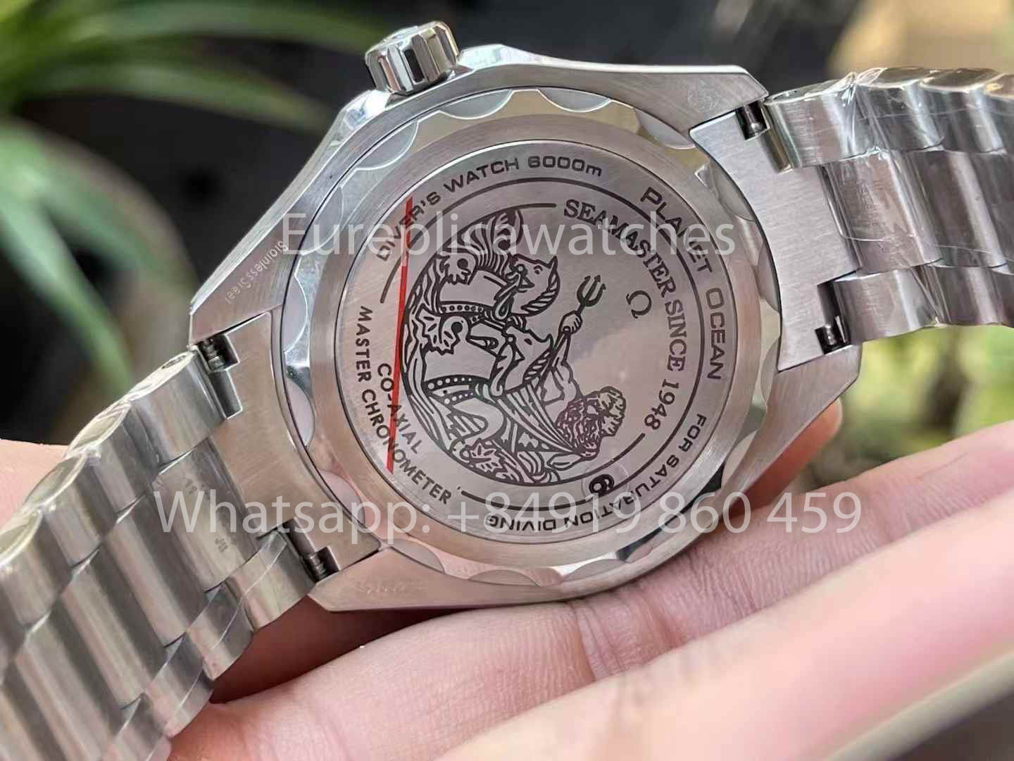 OMEGA Seamaster Planet Ocean 6000M 215.30.46.21.03.001 Ultra Deep 1:1 Best Clone VR Fabbrica VRF Blue Dial