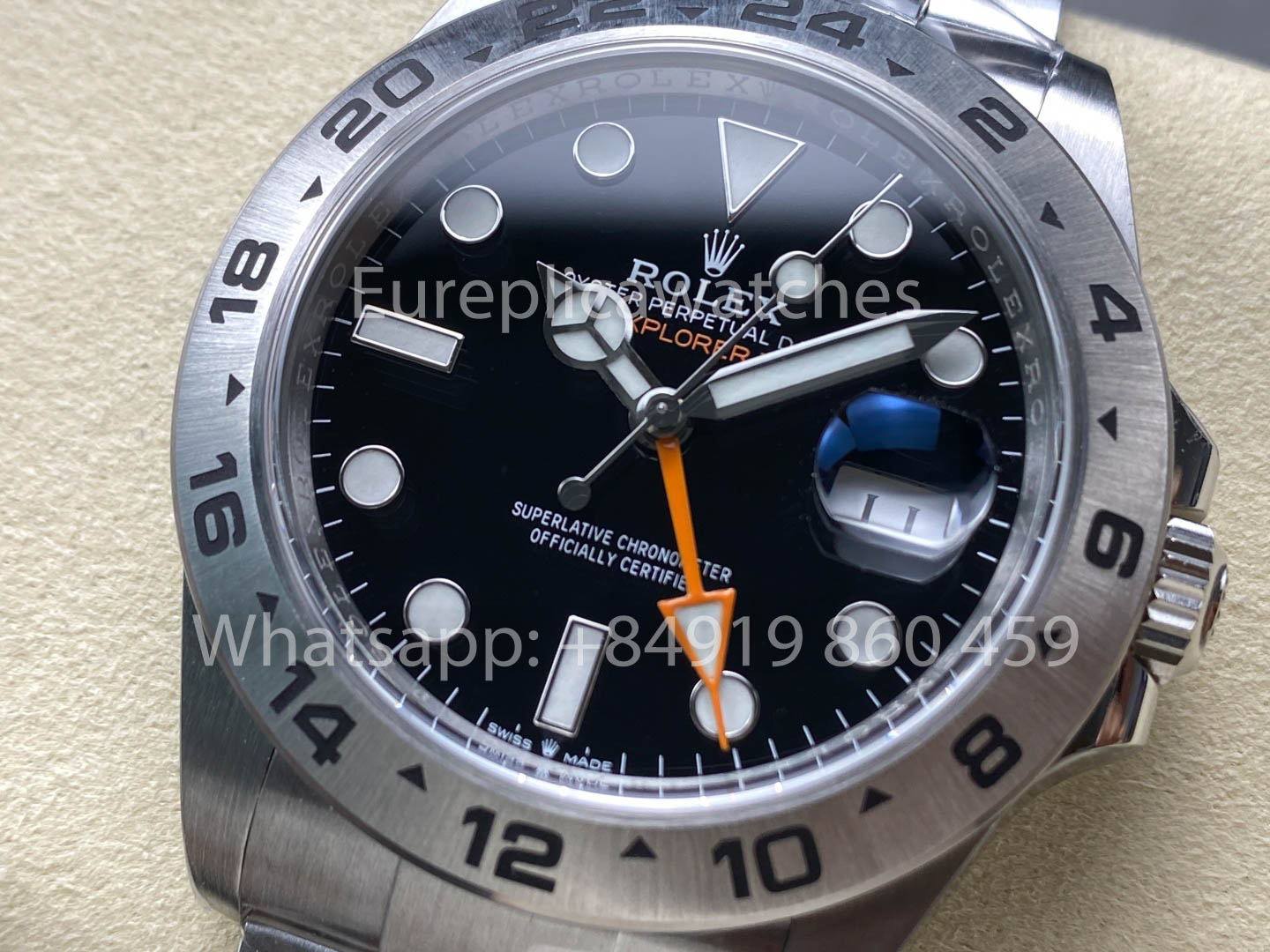 Rolex Explorer II 226570 ARF Fabbrica 1:1 Best Clone quadrante nero