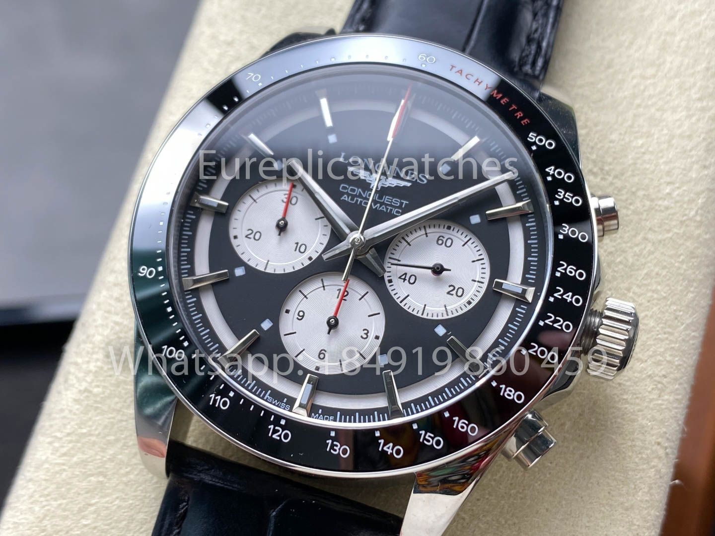 Longines Conquest L3.835.4.52.6 42mm 1:1 Best Clone Leather cinturino