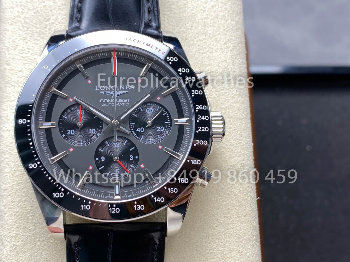 Longines Conquest L3.835.4.52.6 42mm 1:1 Best Clone Leather cinturino