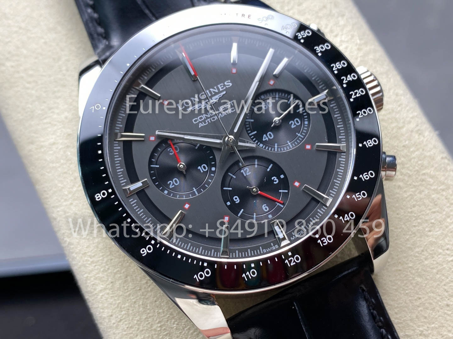 Longines Conquest L3.835.4.52.6 42mm 1:1 Best Clone Leather cinturino