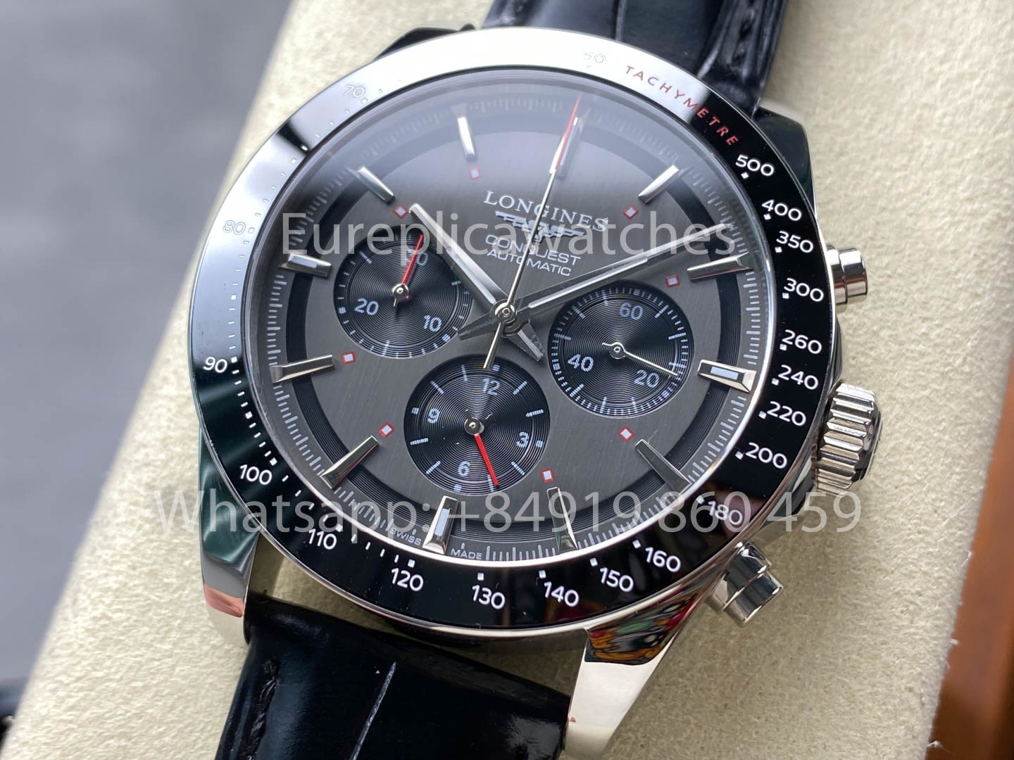 Longines Conquest L3.835.4.52.6 42mm 1:1 Best Clone Leather cinturino