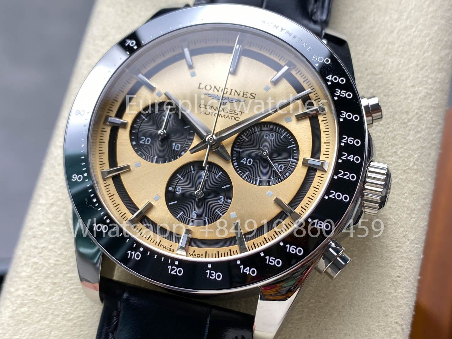 Longines Conquest L3.835.4.98.9 L38354989 42mm 1:1 Best Clone Leather cinturino