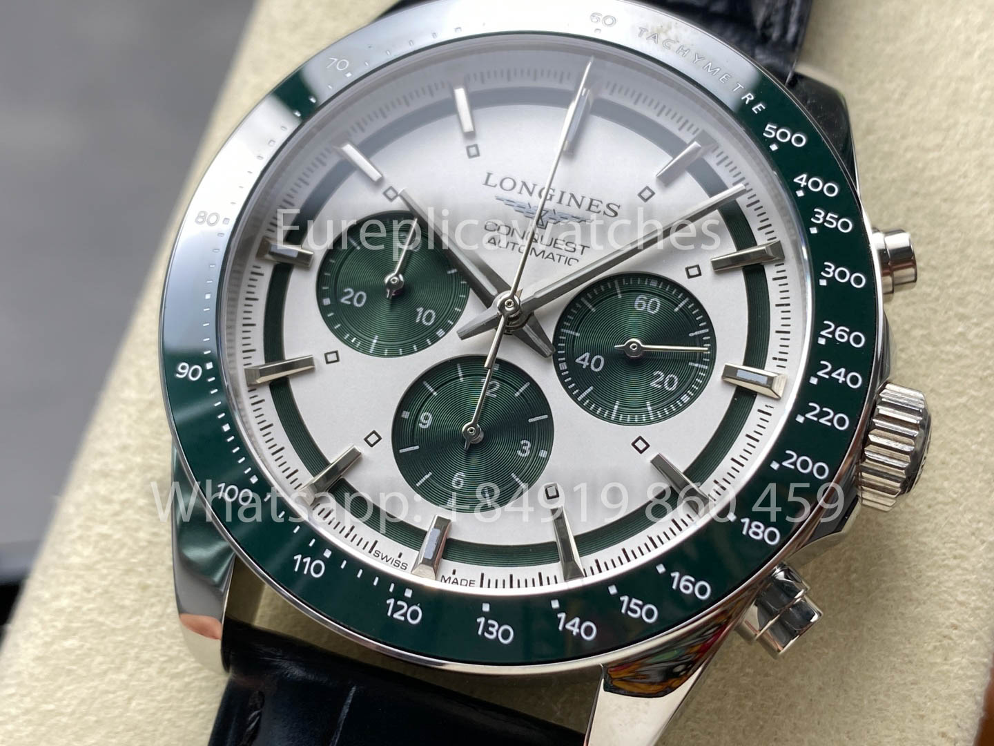 Longines Conquest L3.835.4.02.6 L38354026 42mm 1:1 Best Clone Leather cinturino