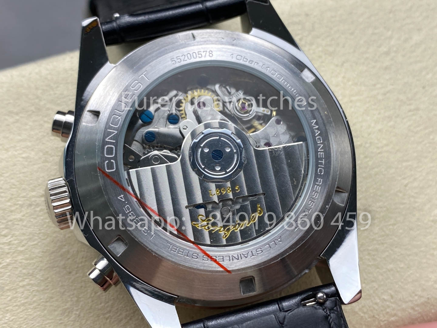 Longines Conquest L3.835.4.02.6 L38354026 42mm 1:1 Best Clone Leather cinturino