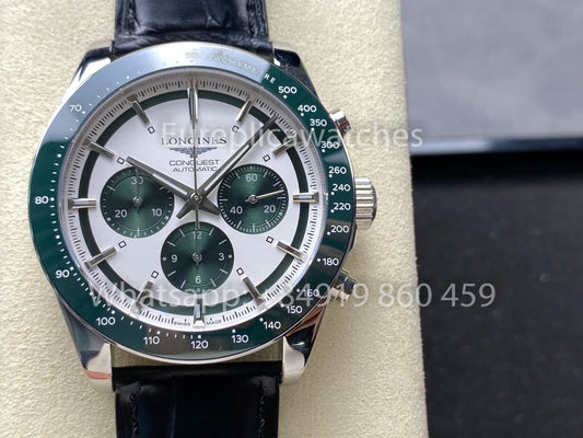 Cinturón de cuero Longines Conquest L3.835.4.02.6 L38354026 42 mm 1:1 Best Clone