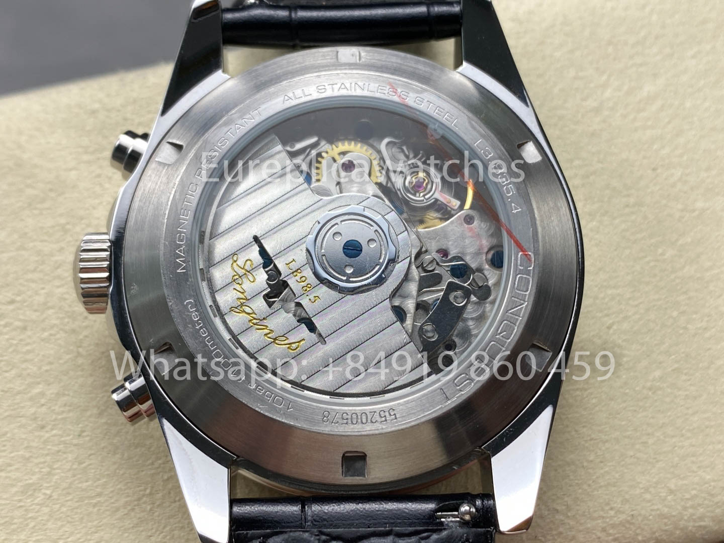 Longines Conquest L3.835.4.98.9 42mm 1:1 Melhor Clone Couro Cinturino