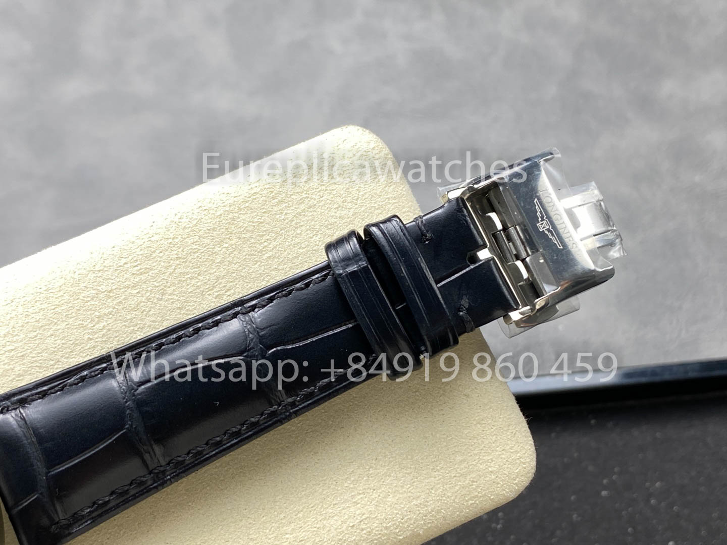 Longines Conquest L3.835.4.98.9 42mm 1:1 Melhor Clone Couro Cinturino