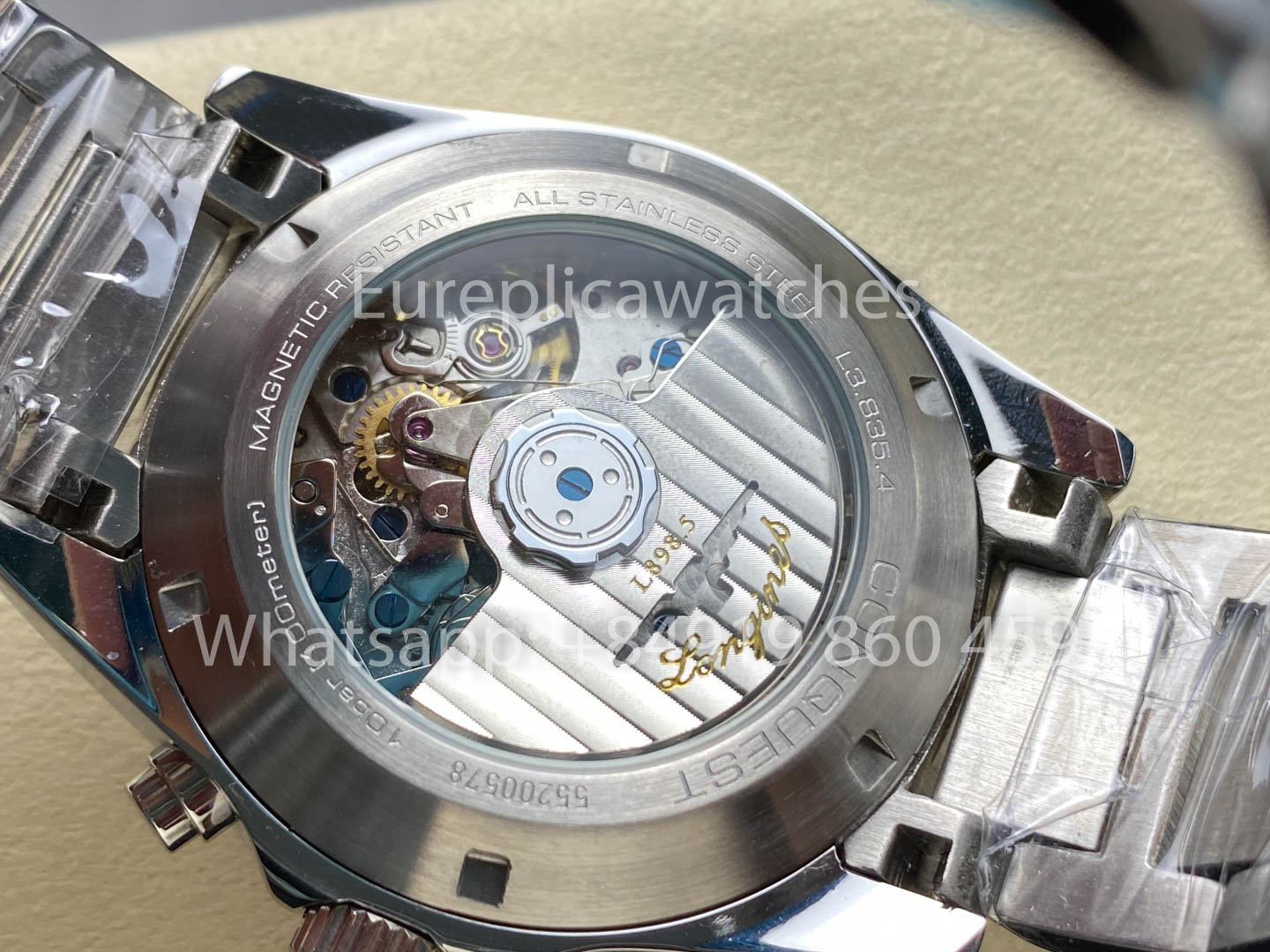 Longines Conquest L3.820.4.93.6 42mm 1:1 Melhor Clone acciaio inossidabile cinturino