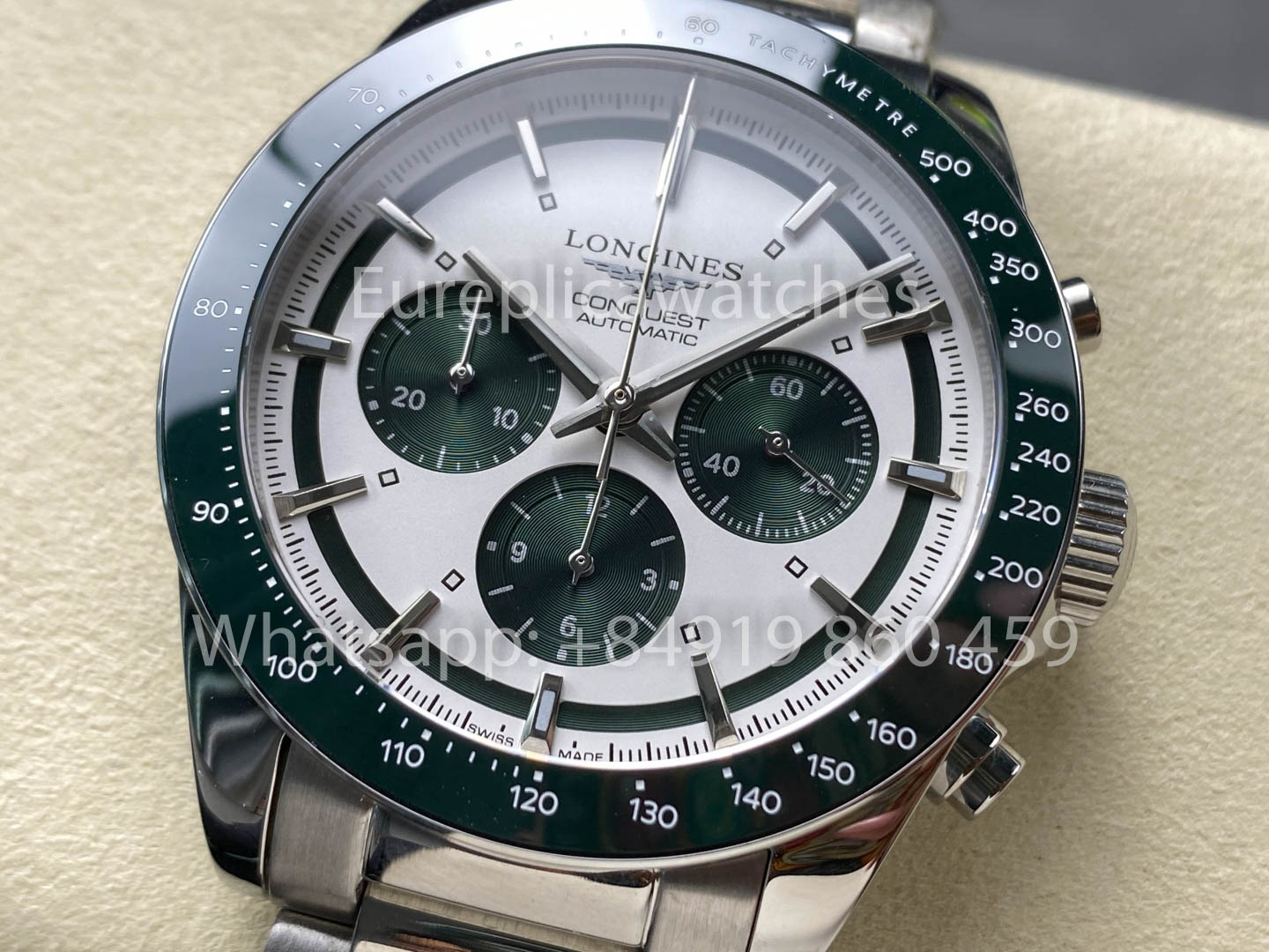 Longines Conquest L3.835.4.02.6 L38354026 42mm 1:1 Melhor Clone acciaio inossidabile cinturino