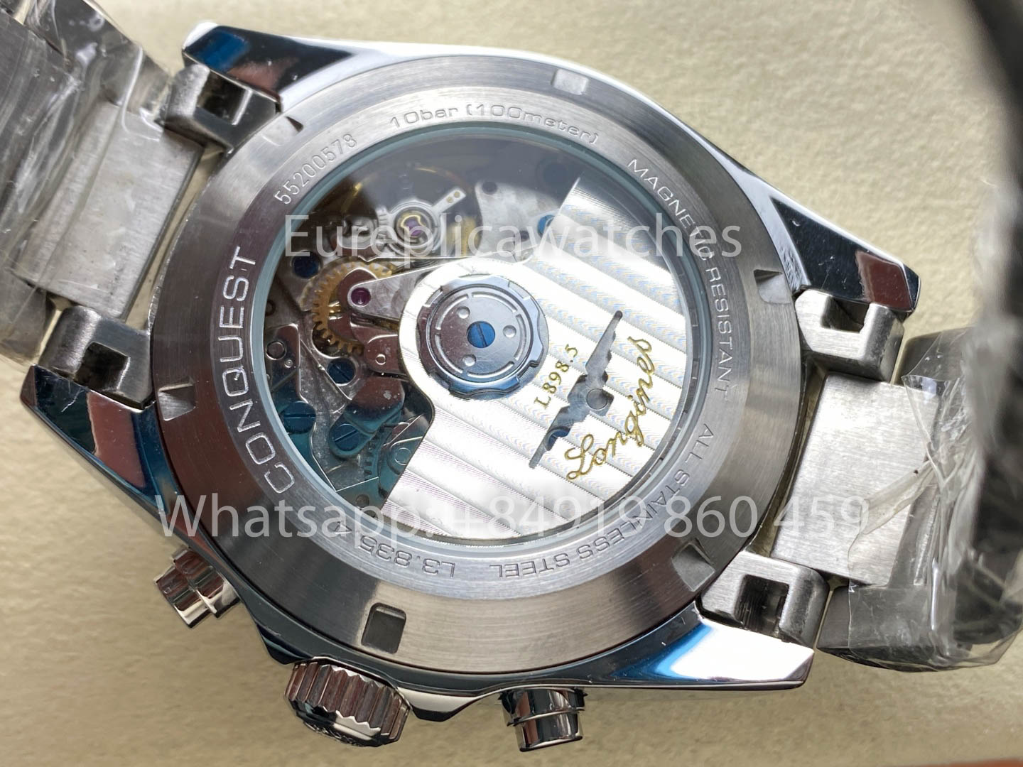 Longines Conquest L3.835.4.02.6 L38354026 42mm 1:1 Melhor Clone acciaio inossidabile cinturino