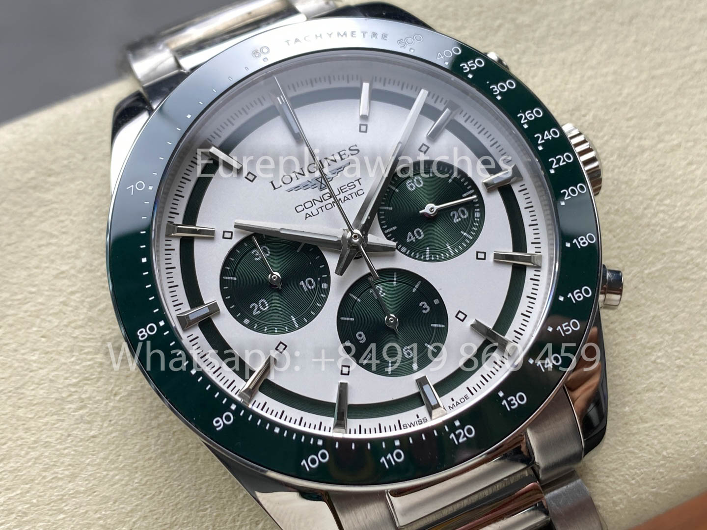 Longines Conquest L3.835.4.02.6 L38354026 42mm 1:1 Melhor Clone acciaio inossidabile cinturino