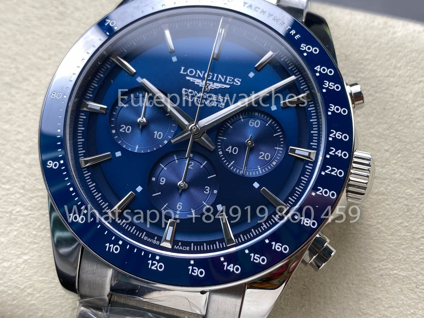 Longines Conquest L3.835.4.92.6 L38354926 42mm 1:1 Melhor Clone acciaio inossidabile cinturino