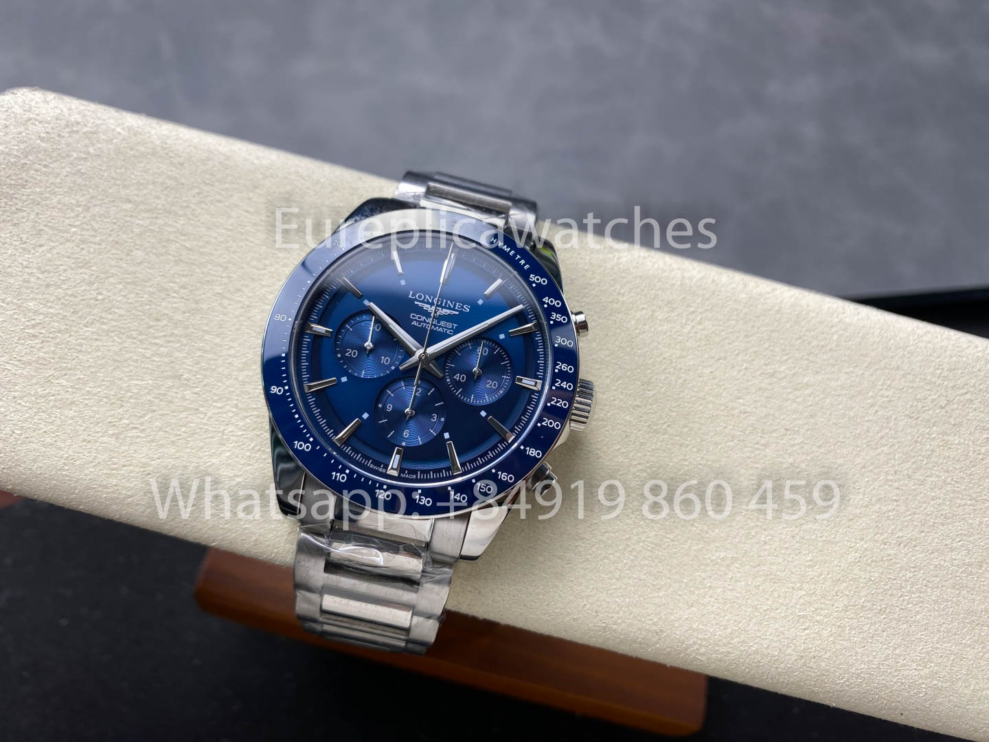 Longines Conquest L3.835.4.92.6 L38354926 42mm 1:1 Melhor Clone acciaio inossidabile cinturino