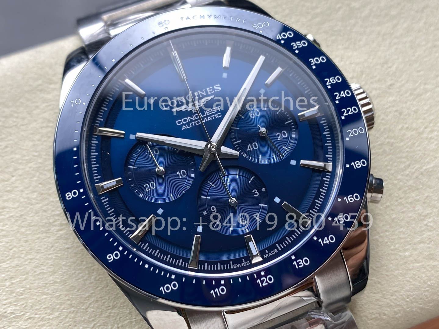 Longines Conquest L3.835.4.92.6 L38354926 42mm 1:1 Melhor Clone acciaio inossidabile cinturino