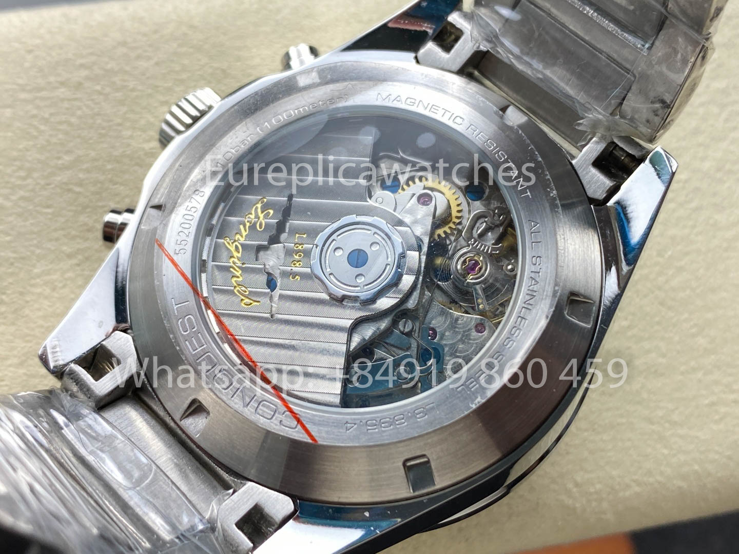 Longines Conquest L2.820.5.57.2 L28205572 42mm 1:1 Melhor Clone acciaio inossidabile cinturino