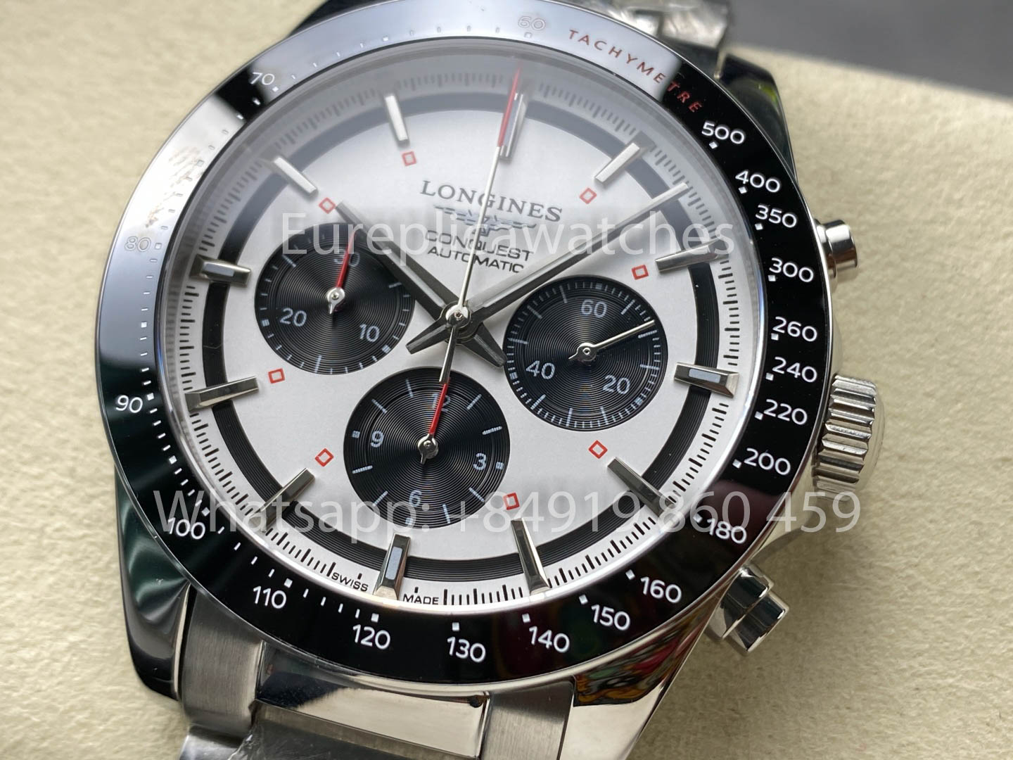 Longines Conquest L3.835.4.72.6 42mm 1:1 Best Clone acciaio inossidabile cinturino