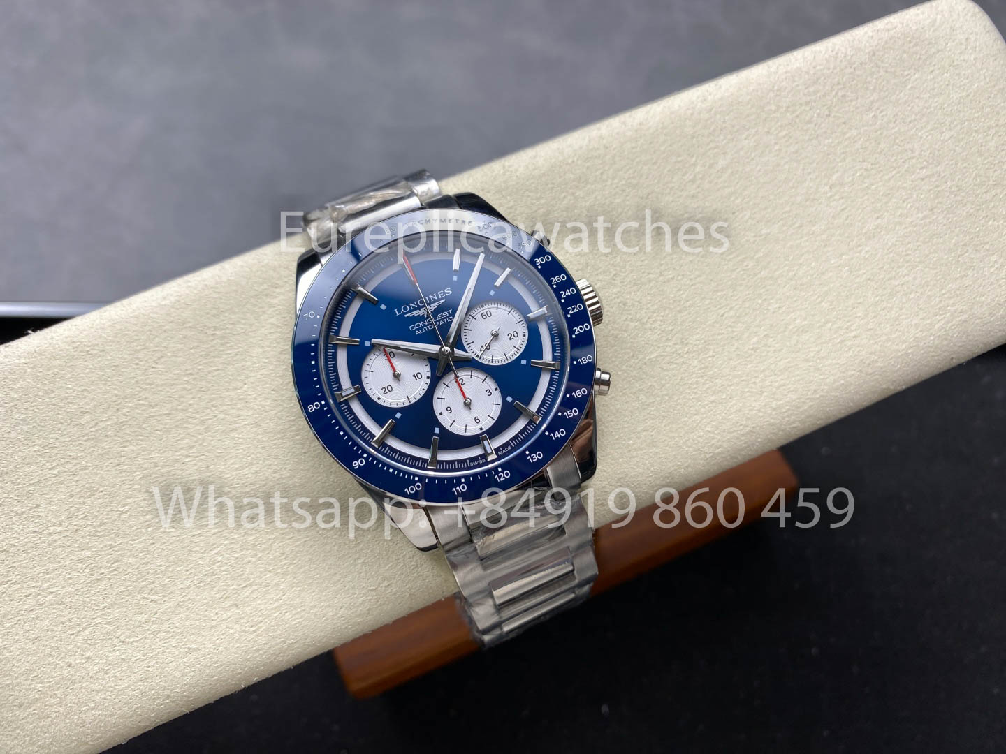 Longines Conquest L2.820.5.57.2 L28205572 42mm 1:1 Melhor Clone acciaio inossidabile cinturino