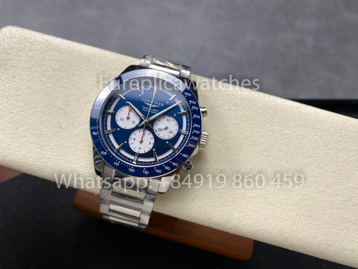 Longines Conquest L2.820.5.57.2 L28205572 42mm 1:1 Melhor Clone acciaio inossidabile cinturino