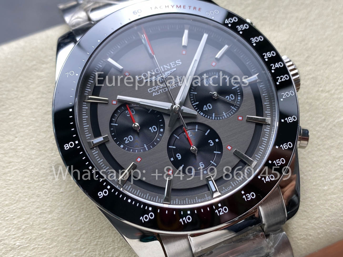 Longines Conquest L3.835.4.72.6 42mm 1:1 Melhor Clone acciaio inossidabile cinturino