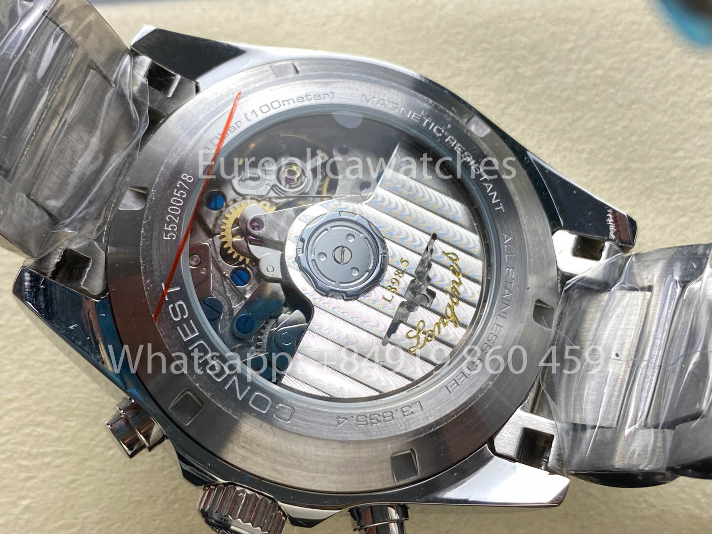 Longines Conquest L3.835.4.72.6 42mm 1:1 Melhor Clone acciaio inossidabile cinturino