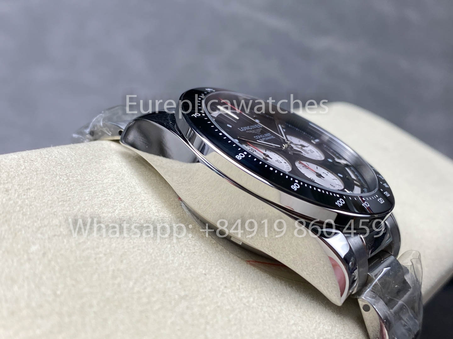 Longines Conquest Classic L3.835.4.52.6 Preto 42mm 1:1 Melhor Clone