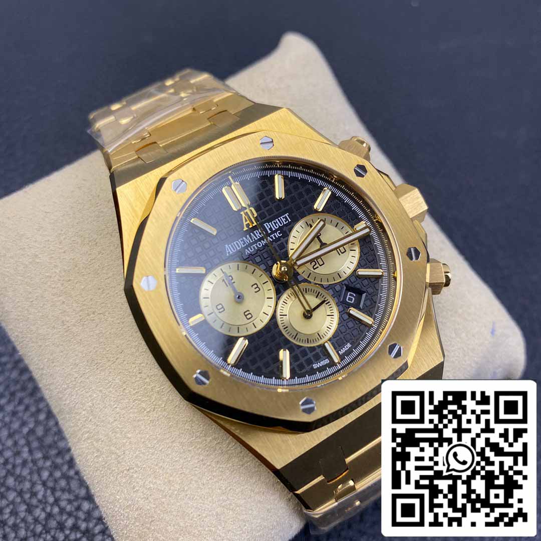 Audemars Piguet Royal Oak 26331 1:1 Best Edition OM Fabbrica Black Dial acciaio inossidabile Yellow Gold