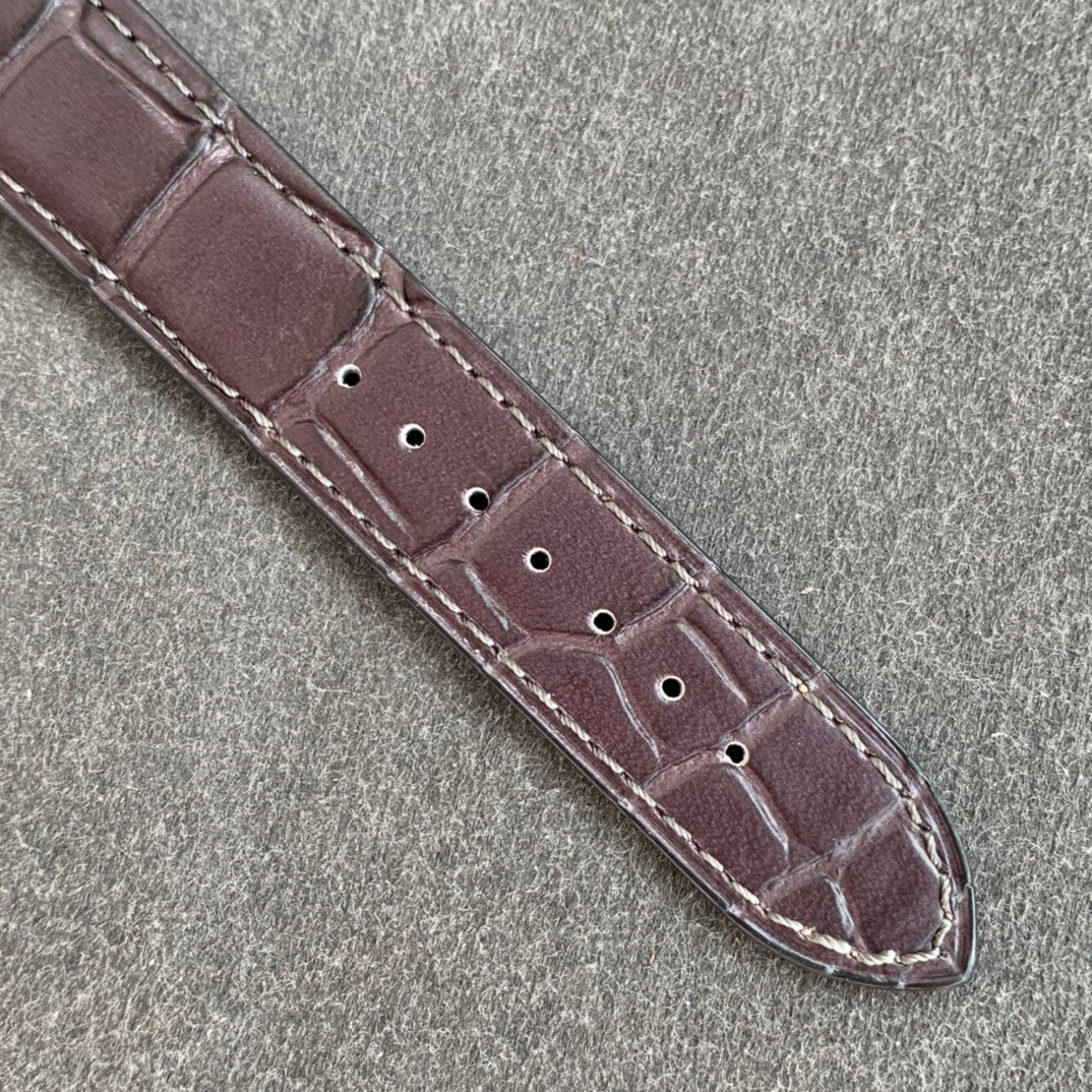 Cartier Santos-Dumont WGSA0022 1:1 edizione melhor F1 Fabbrica quadrante argento Brown cinturino