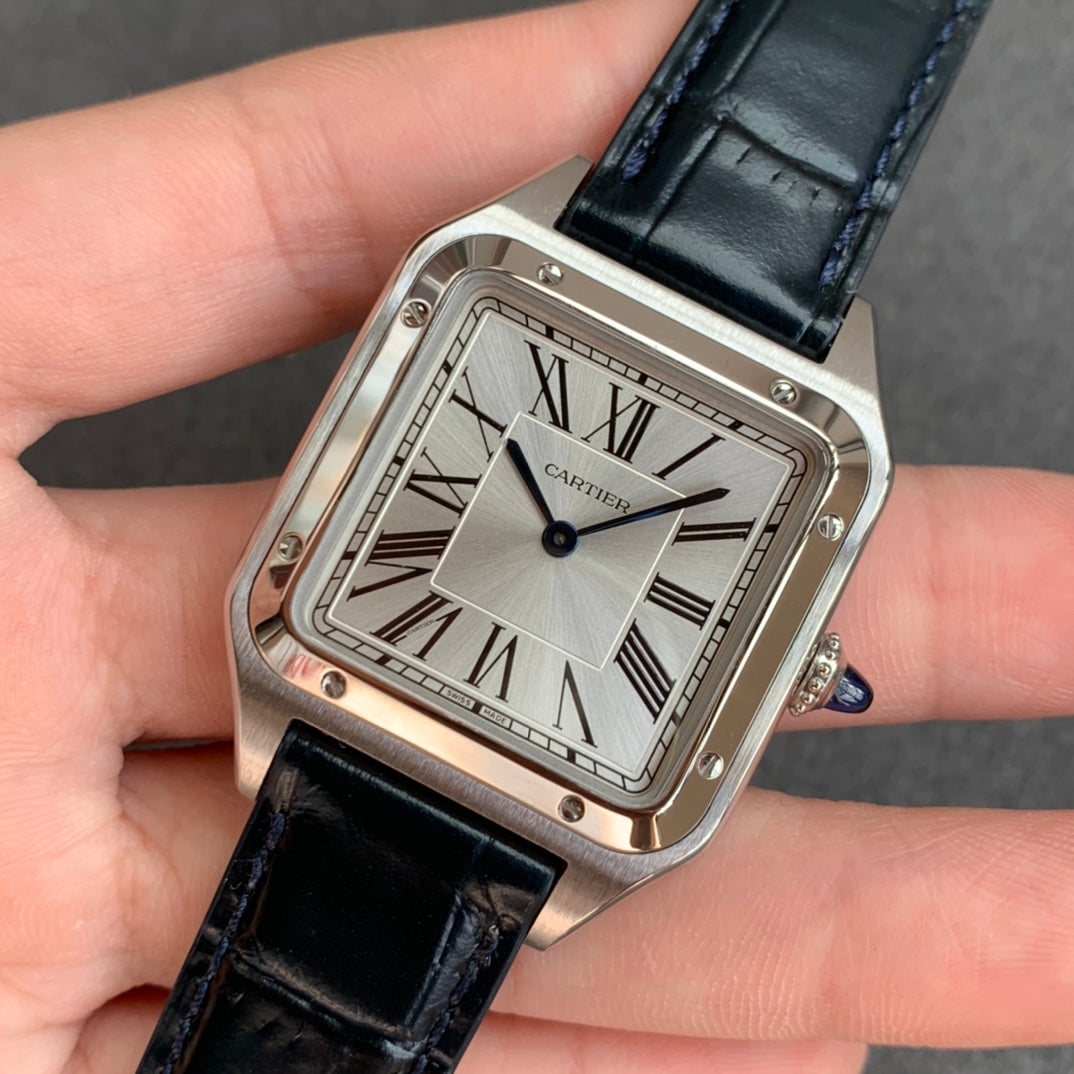 Cartier Santos-Dumont WGSA0022 1:1 edição melhor F1 Fabbrica acciaio inossidabile Cassa