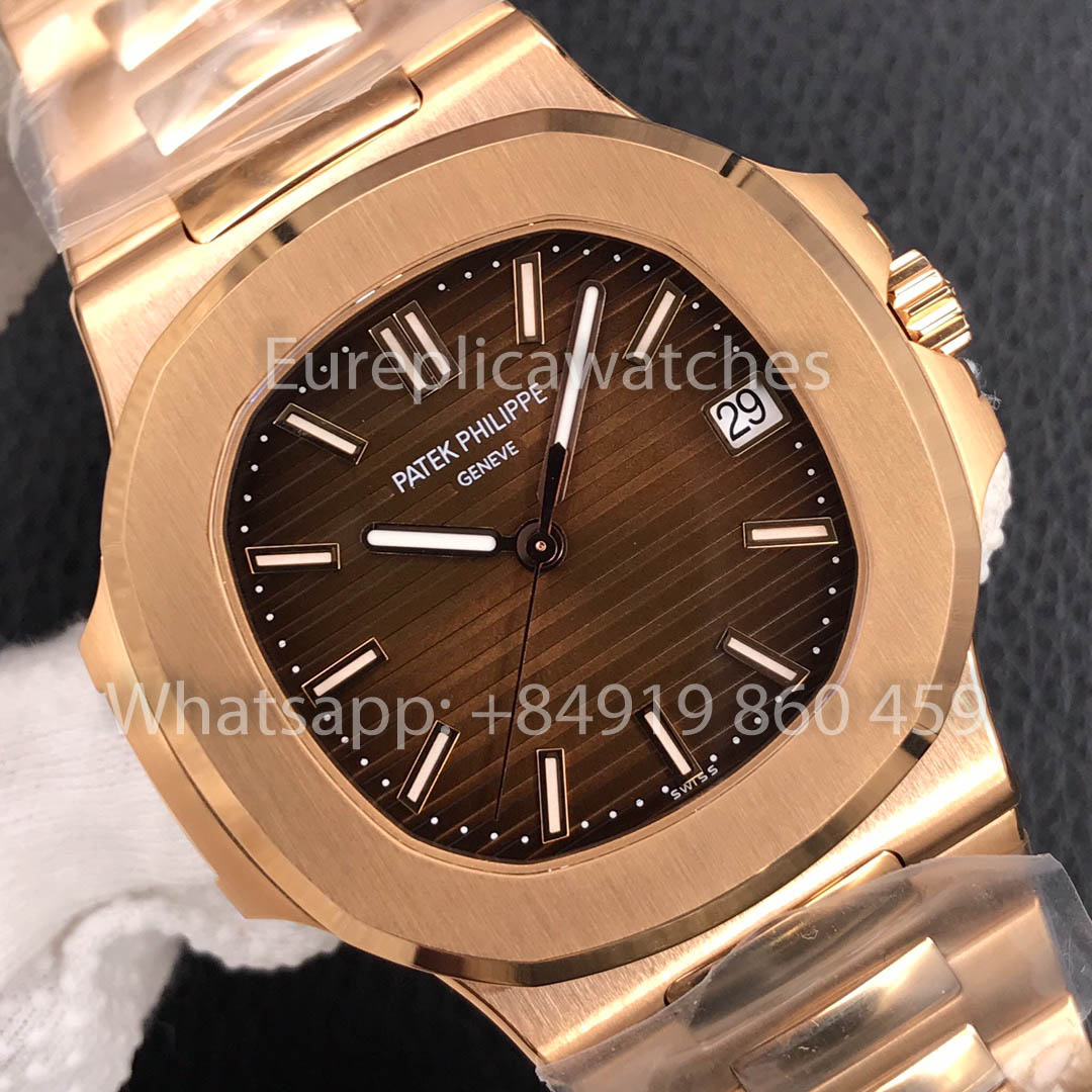 Patek Philippe Nautilus 5711R-001 Rosa Oro 1:1 Best Clone 3K Fabbrica Versión más reciente