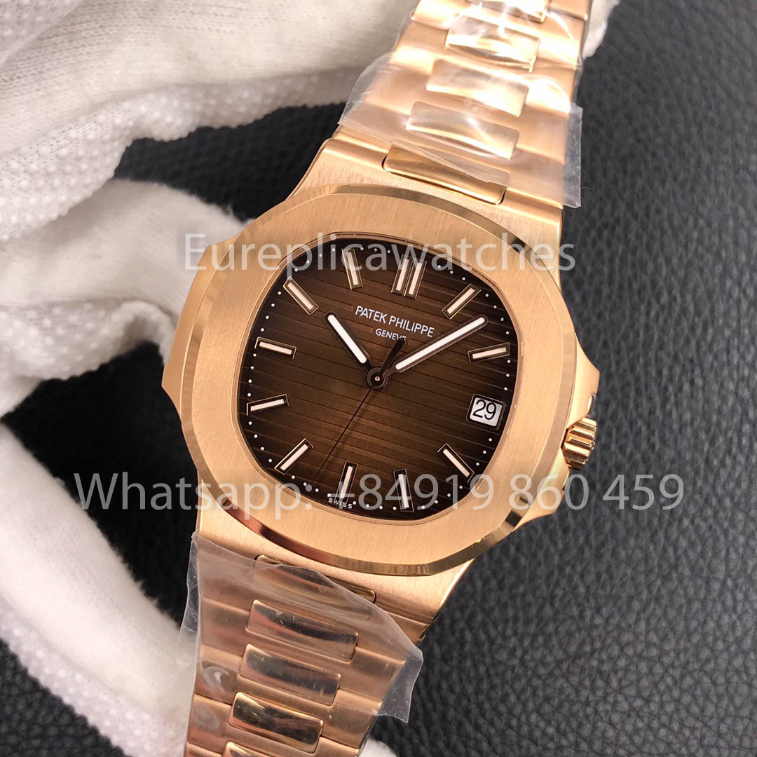 Patek Philippe Nautilus 5711R-001 Rosa Oro 1:1 Best Clone 3K Fabbrica Versión más reciente