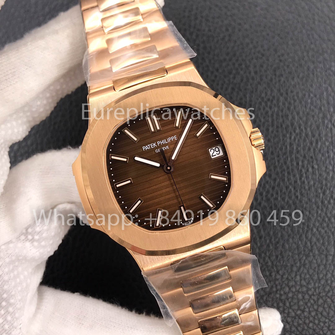 Patek Philippe Nautilus 5711R-001 Rosa Oro 1:1 Best Clone 3K Fabbrica Versión más reciente