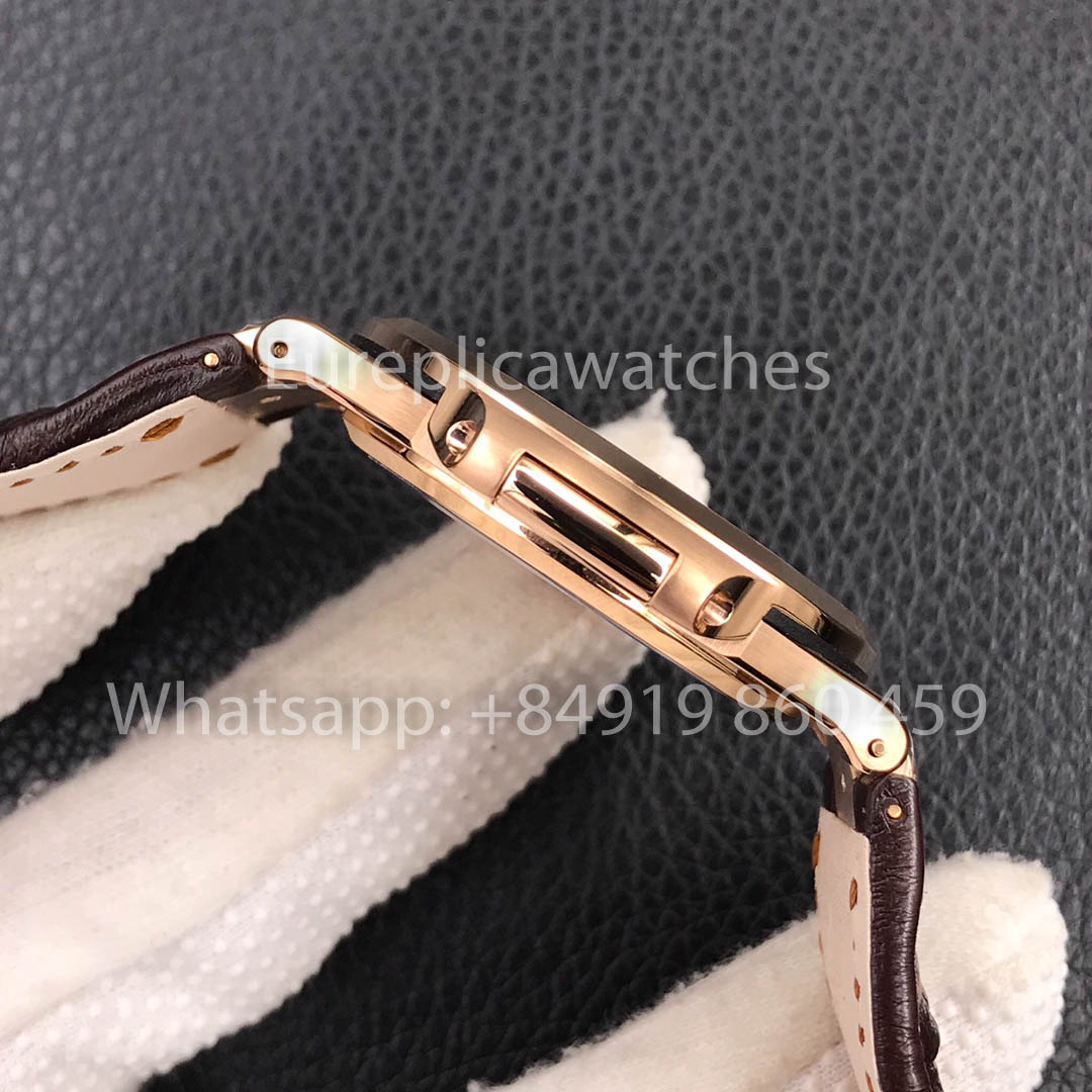 Patek Philippe Nautilus 5711R-001 Rosa Oro 1:1 Best Clone 3K Fabbrica Newest Versione Pelle cinturino