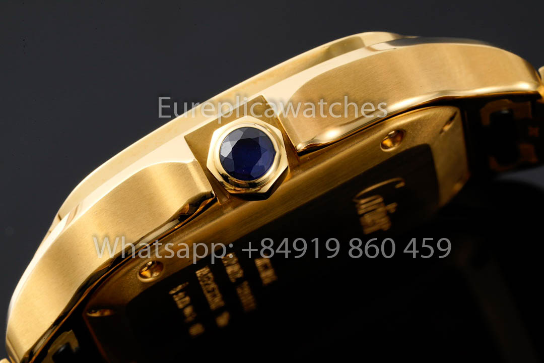 Cartier Santos De Cartier WJSA0010 1:1 Best Clone 35.1 mm BV Fabbrica Yellow Oro