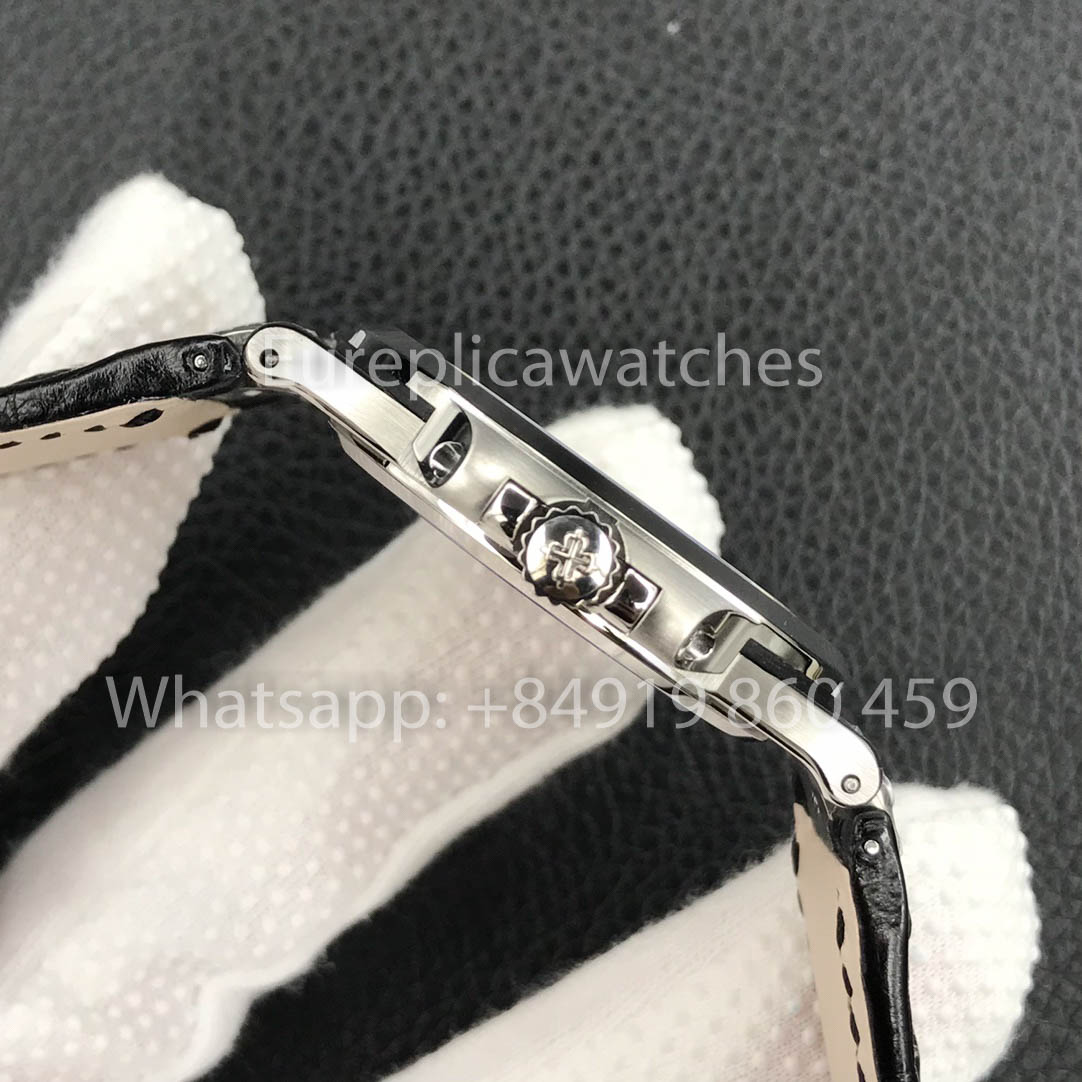Patek Philippe Nautilus 5711/1A-014 cuadrante verde 1:1 Best Clone 3K Fabbrica Newest Versione Pelle cinturino