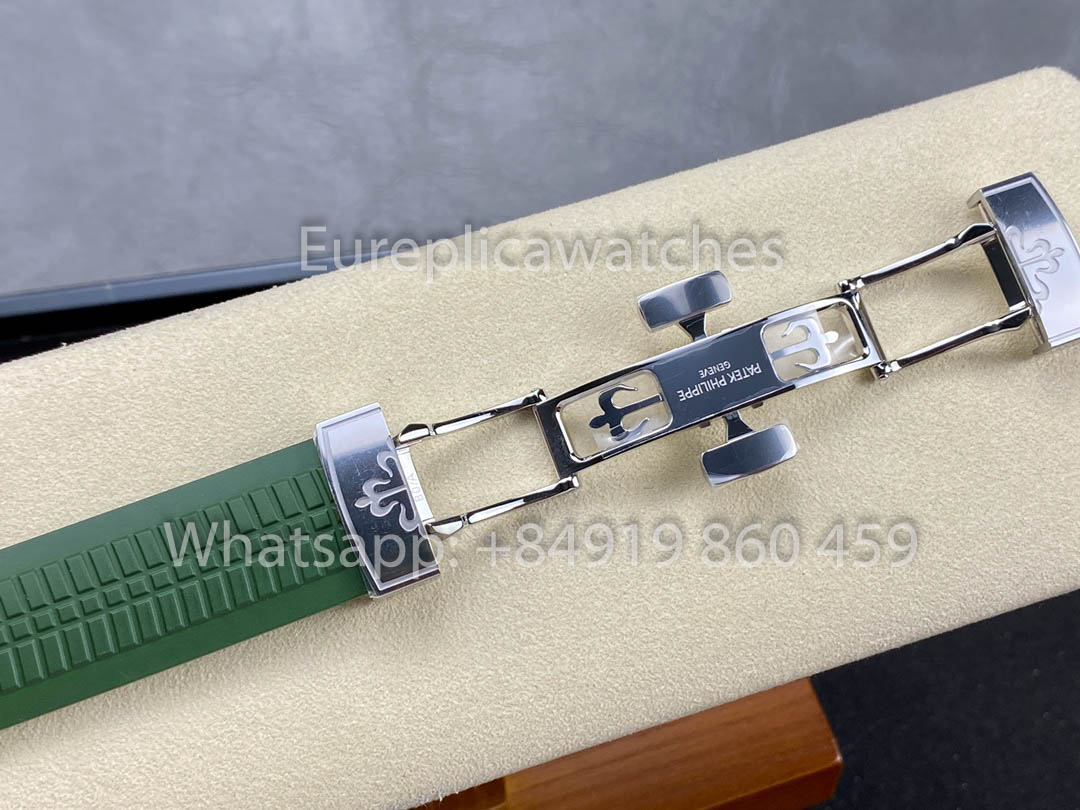 Patek Philippe Aquanaut 5168G-010 quadrante verde 1:1 Best Clone 3K Fabbrica 2025 Versione