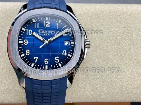 Patek Philippe Aquanaut 5168G-001 quadrante azul 1:1 Best Clone 3K Fabbrica 2025 Versão
